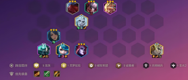 金铲铲之战龙族怎么过度